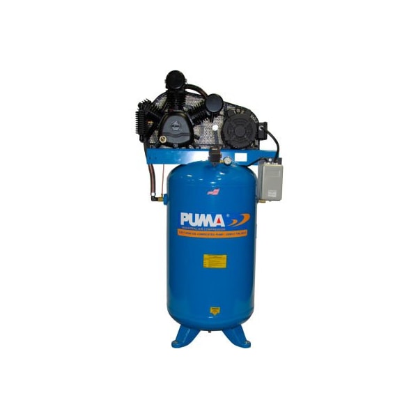 Puma Puma TUK-5080VM, 5 HP, Two-Stage Compressor, 80 Gallon, Vertical, 175 PSI, 22 CFM, 1-Phase 230V TUK-5080VM - main